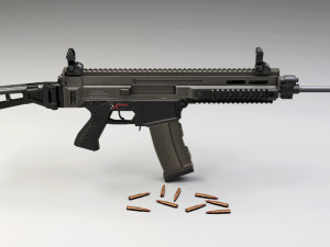 cz805 bren low-poly Model 3D