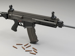 cz805 bren low-poly Model 3D