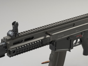 cz805 bren low-poly Model 3D