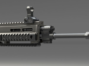 cz805 bren low-poly Model 3D
