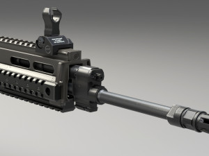 cz805 bren low-poly Model 3D