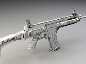 cz805 bren low-poly Model 3D