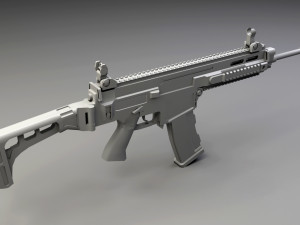 cz805 bren low-poly Model 3D