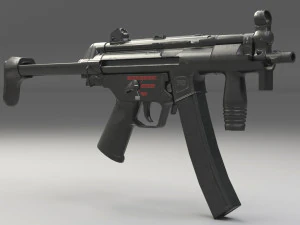 mp5k-pdw-module - structureel - laag poly 3D Model