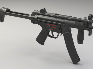 mp5k-pdw module - structural - low-poly 3D Model