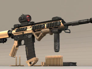 geweermodel ar15 3D Model