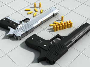 3d pistolet print model 3D Model
