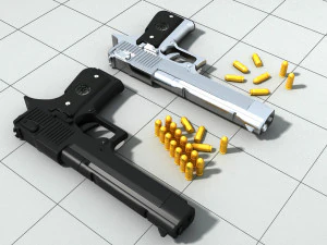 3d pistolet print model 3D Model