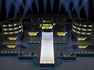 बड़े पैमाने पर 3डी इवेंट मॉडल 3D मॉडल