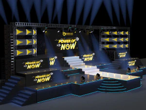 बड़े पैमाने पर 3डी इवेंट मॉडल 3D मॉडल