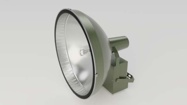 spotlight high poly 3D Model .c4d .max .obj .3ds .fbx .stl .blend 