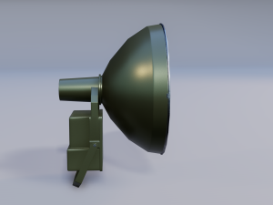 spotlight real time Modelo 3D