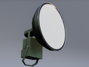 spotlight real time Modelo 3D