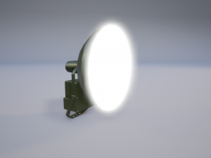 spotlight real time Modelo 3D