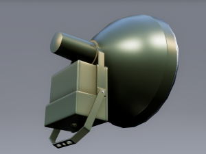 spotlight real time Modelo 3D