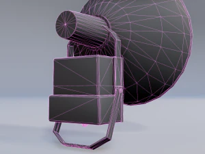 reflektor w czasie rzeczywistym Model 3D