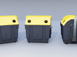 street recylcing container 3D Model