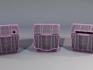 street recylcing container 3D Model