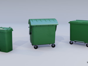urban recylcing container 3D Model