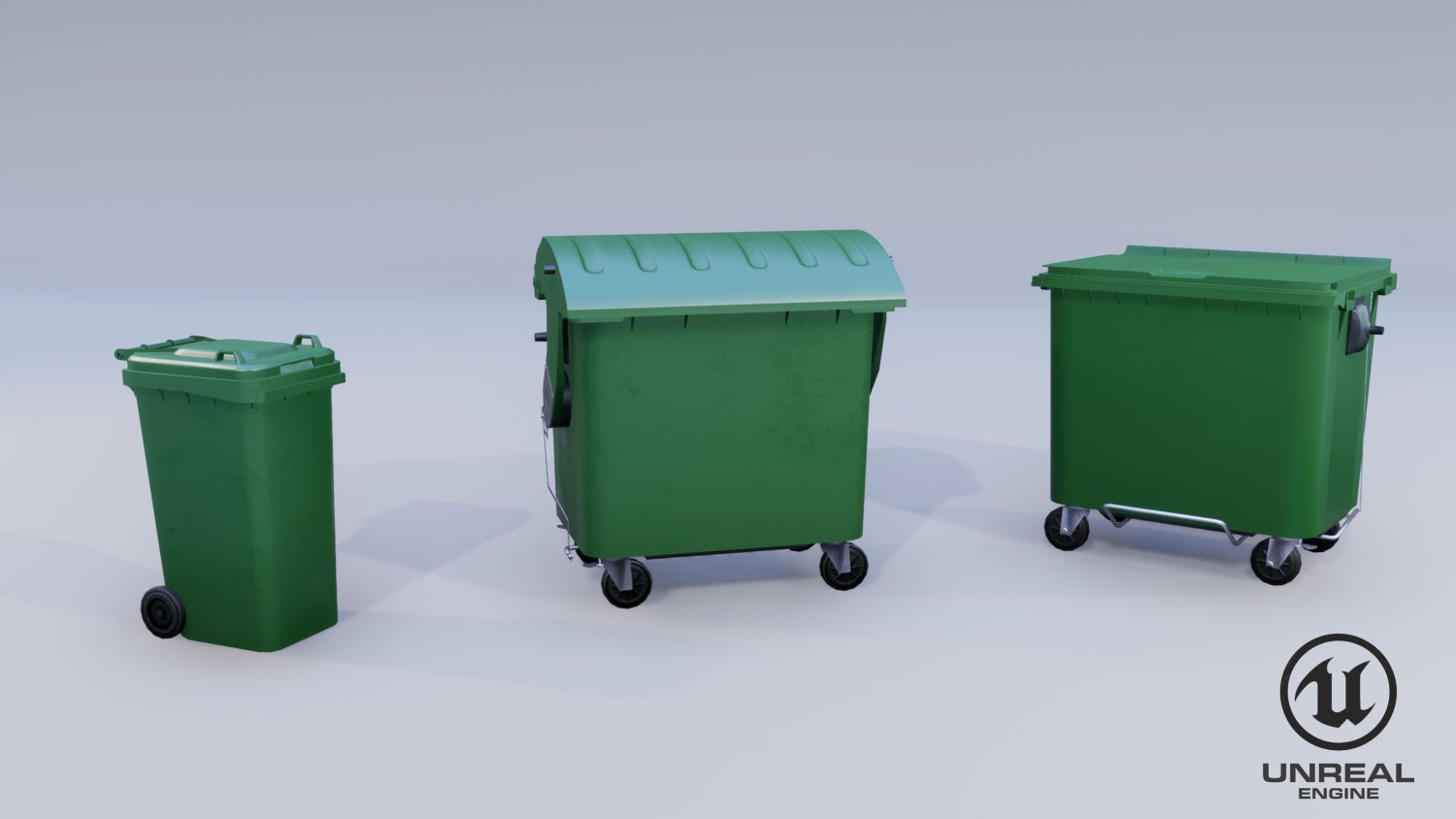 Garbage Container, 3D model