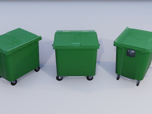 urban recylcing container 3D Модель