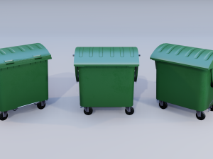 urban recylcing container 3D Модель