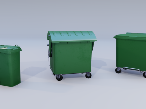 urban recylcing container 3D Модель