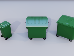 urban recylcing container 3D Модель