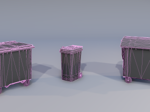 urban recylcing container 3D Модель