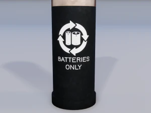 urban recycling container 2 3D Model