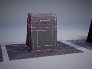 urban recycling container 2 3D Model