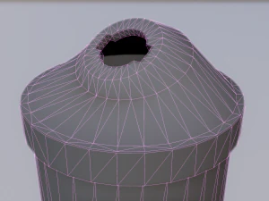 urban recycling container 2 3D Model