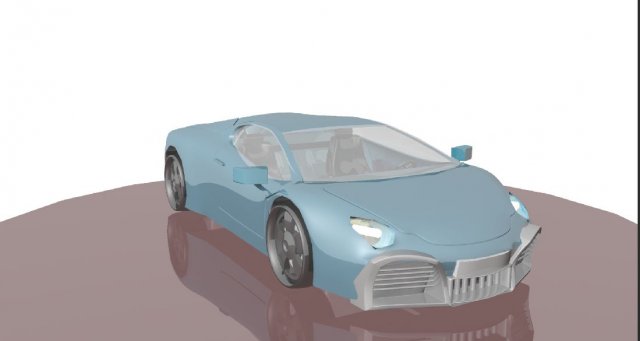 lamborghini aventador car Model 3D .c4d .max .obj .3ds .fbx .stl .blend 