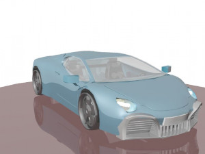 lamborghini aventador car 3D मॉडल