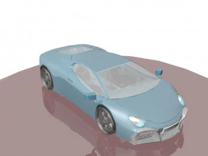 lamborghini aventador car 3D Model
