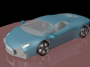 lamborghini aventador car Model 3D