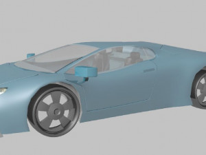 lamborghini aventador car Model 3D