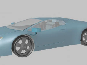 lamborghini aventador car 3D Model