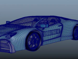 lamborghini aventador car 3D Model