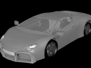 lamborghini aventador car 3D Model