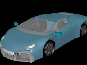 lamborghini aventador car Model 3D