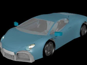 lamborghini aventador car 3D Model