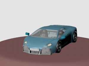 lamborghini aventador car Model 3D