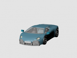 lamborghini aventador car Model 3D