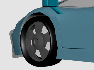 lamborghini aventador car 3D Model