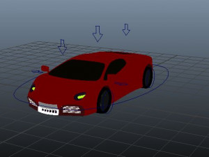 lamborghini aventador 3d car model 3D Модель