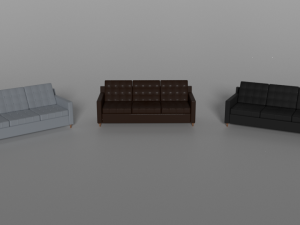 leather sofa 3D 모델