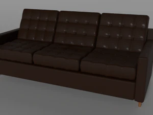 sof&aacute; de cuero Modelo 3D