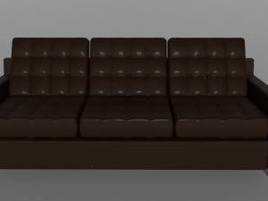 leather sofa Modelo 3D