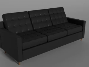 sof&aacute; de cuero Modelo 3D